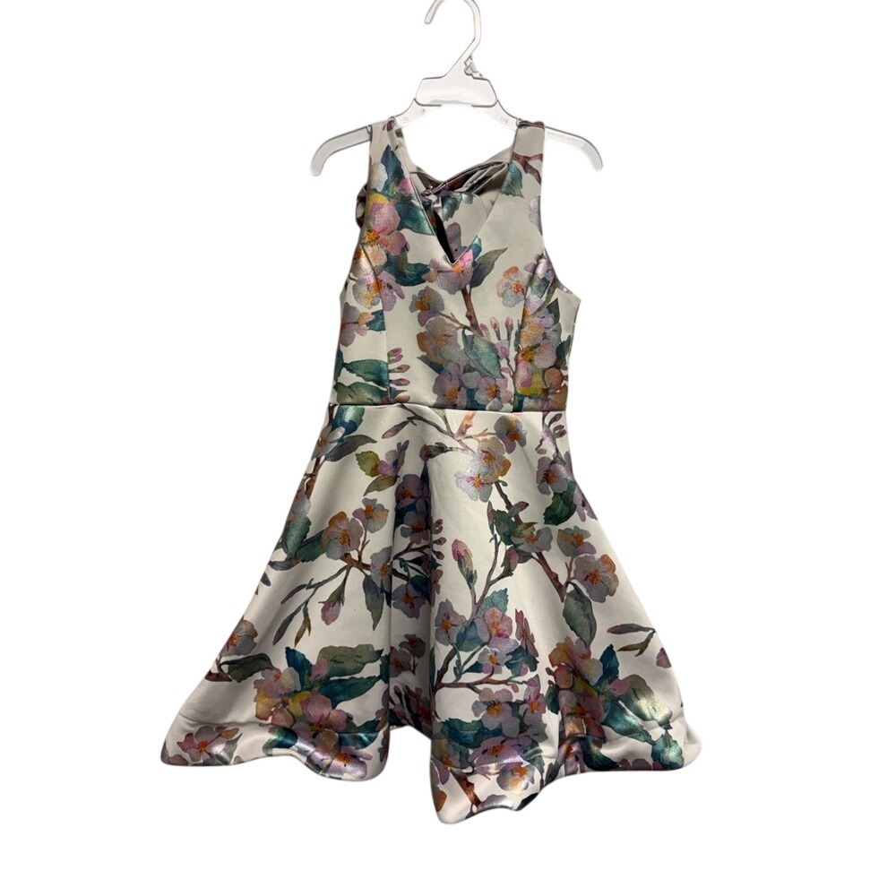 Rare Editions Multicolor Floral‎ Kids Dress